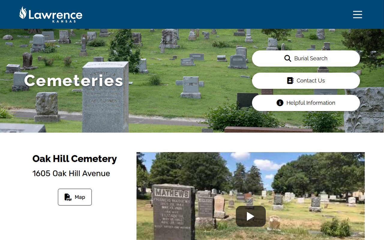 Lawrence neighbors cemetery and historical resident search